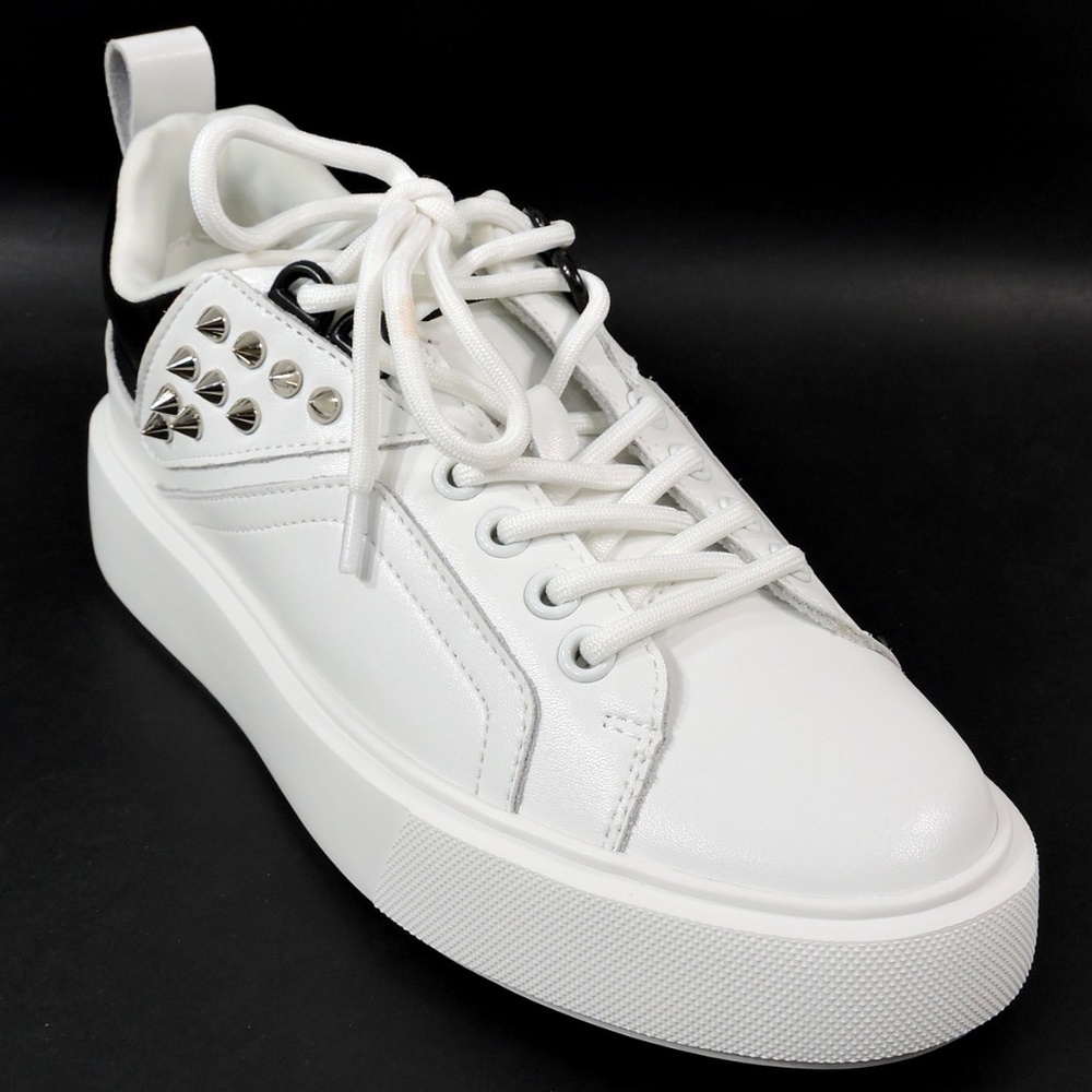 CESARE PACIOTTI 4 US 🇮🇹 WOMEN'S WHITE LEATHER COMFORT SNEAKERS